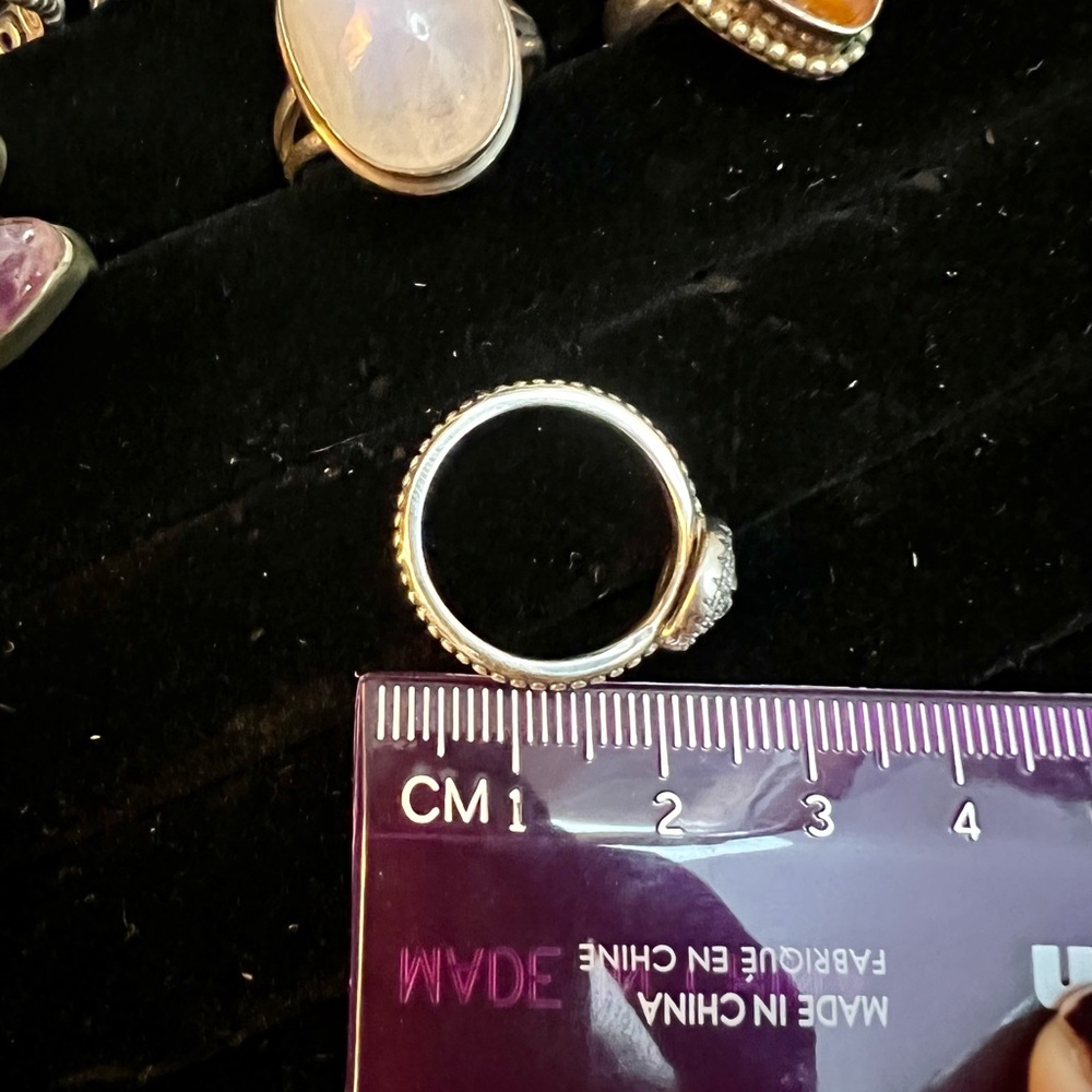 Sterling Silver 925 stamped Ring size 7 - Picture 11 of 12